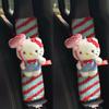 Car Seat Belt Shoulder Protector Cute Hello Kitty Cartoon Doll Girl's Car Interior Decoration Protective Cover