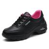 Women's Thick Sole Casual Sneakers Women Fashion Vulcanized Shoes Designer Trainers Platform Lace Up Walking Shoes