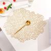 Table Placemat Heat-Resistant Kitchen Placemat Stylish Coral Shape Dining Table Mat for Home Decoration