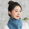 New Winter Plush Scarf Soft Warm Neck Cover Plush Double Warmer Windproof Neckerchief Layer Pro A1L3