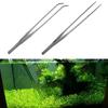 Stainless Steel Aquarium Tweezers Pliers Fish Tank Plant Aquascape Tools Clip