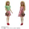 Набор модной одежды Mattel Barbie из 2 предметов: Комплект с цветочным платьем (Как показано в фильме «Барби») [Одежда для кукол] [Многоразовый пластиковый пакет] [Возраст 3+] HJT33