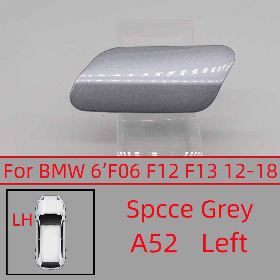 Headlight Washer Nozzle Cover Shell Lid Cap 51118052711 51118052712 For BMW 6 F06 F12 F13 Ordinary / M-Sport Bumper 2013-2018