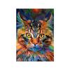 Surreal Cat Home Decoration Pictures, Living Room Animal Color Wall Decoration