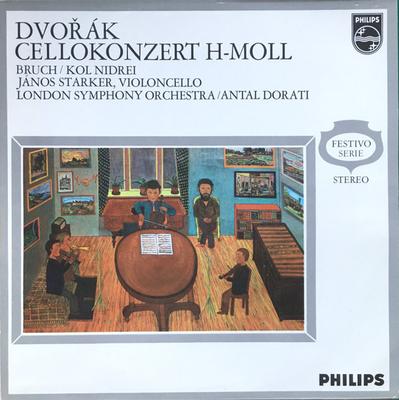 Грампластинка АНТОН ДВОРЖАК МАКС БРУХ ЯНОШ Виолончельный концерт h-moll op. 104 K 839544VGY Philips Нидерланды Классический Б/У