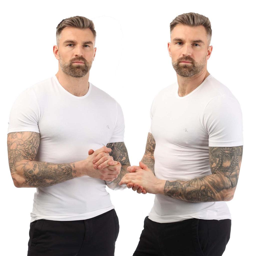 Calvin Klein Mens Essential Crew Neck T-Shirt (Pack of 2)
