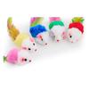 Spot Colored Feather Tail Two-color Little Mouse, Wholesale Cat Toys Realistic Plush Mouse Simulation Mouse