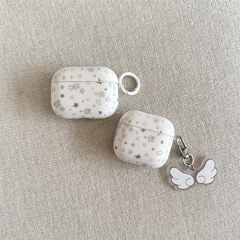 Korean ins wind simple full screen stars for AirPods 1 /pro1 earphone protective case cover two or three generations of new models