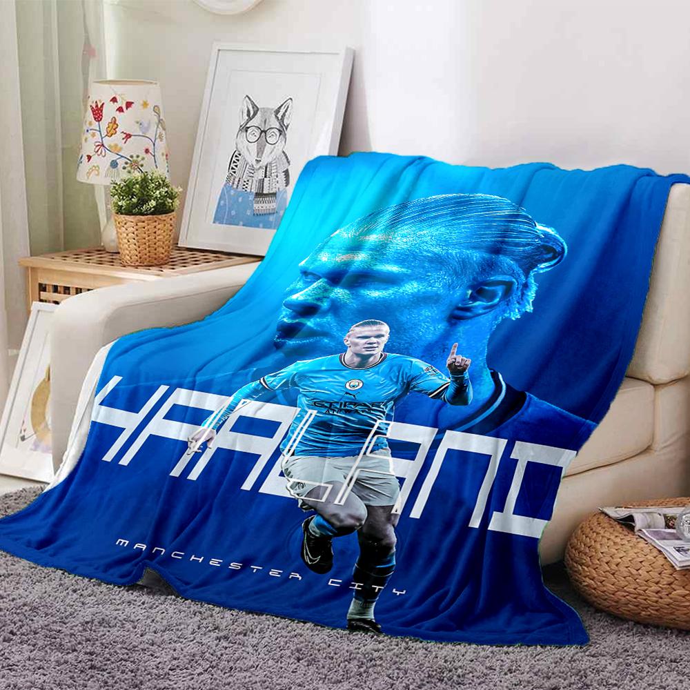 Haalands Manchester Moment Blankets Flannel Printed Breathable Warm Throw Blanket for Home Office Bedspreads 0708a82