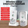 2.4Ghz Wireless Audio Intercom Door Phone Two Way Voice Doorbell H8 Voice Sender&Reciever Walkie-talkie Dooring DoorBellAA