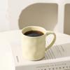Простая однотонная керамическая кружка, бытовая, большой емкости, чашка для сока, молока, послеобеденного чая с ручкой, кофейные чашки, столовая посуда