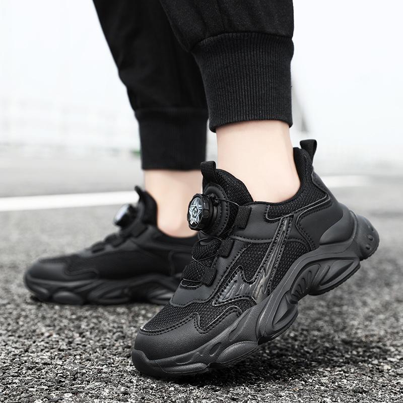 Детские кроссовки сетчатые кожаные кроссовки для бега повседневные туфли