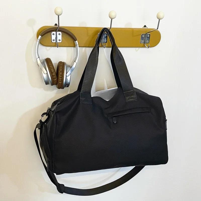 Твердая холщовая сумка на молнии большой емкости, высококачественная сумка через плечо для молодых женщин, стильная многофункциональная сумка-тоут для отдыха