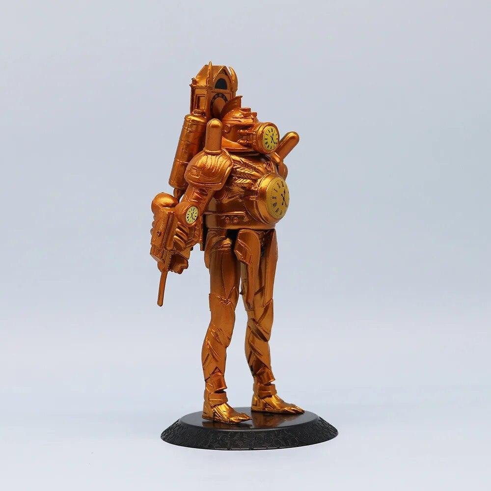 Skibidi Туалет Фигурку Игрушка Золотые Часы Титана Мужские Фигурки Модель ПВХ Кукла Детский Подарок
