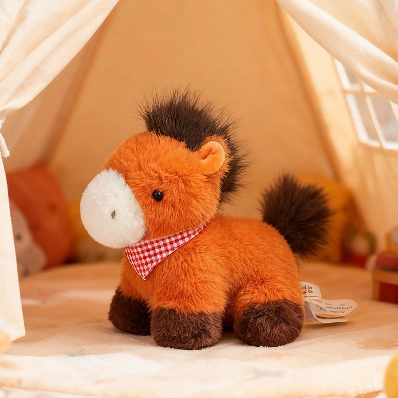 Плюшевая игрушка Пони с легким дизайном для детей и энтузиастов Животное