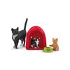 Schleich Farm World Cat Play Area Figure 42501