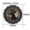 Saint Christopher Protects the Patronus of the United States Copper Coin, Traveler Challenge Medal Commemorative