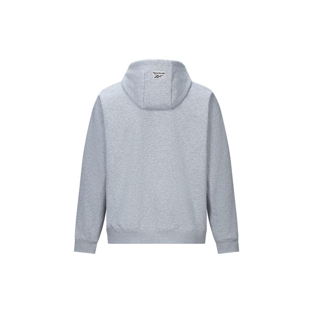 Reebok Удобная универсальная куртка с капюшоном на молнии с длинным рукавом Куртки унисекс светло-серые 24FRC109UGG3