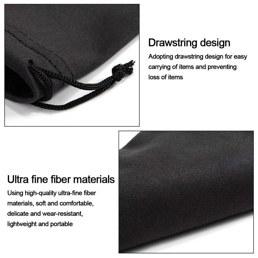 Сумка для солнцезащитных очков из микрофибры Простая сумка-чехол для чтения Сумка для переноски очков Карман для очков Женщины Мужчины