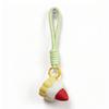 Keychain Pendant 3D Printing Strawberry Cake Design Decompression Clicker Toy with Lanyard Lightweight Mini Stress Relief Bag Pendant