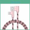 Премиальный плетеный кабель Type C с угловым разъемом 90 градусов USB C для быстрой синхронизации данных и зарядки для оптимальной производительности