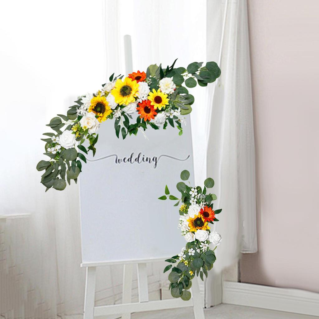 2 шт. искусственный цветочный фон для гирлянды декоративная свадебная арка цветы для дома свадьба машина помолвка церемония прием
