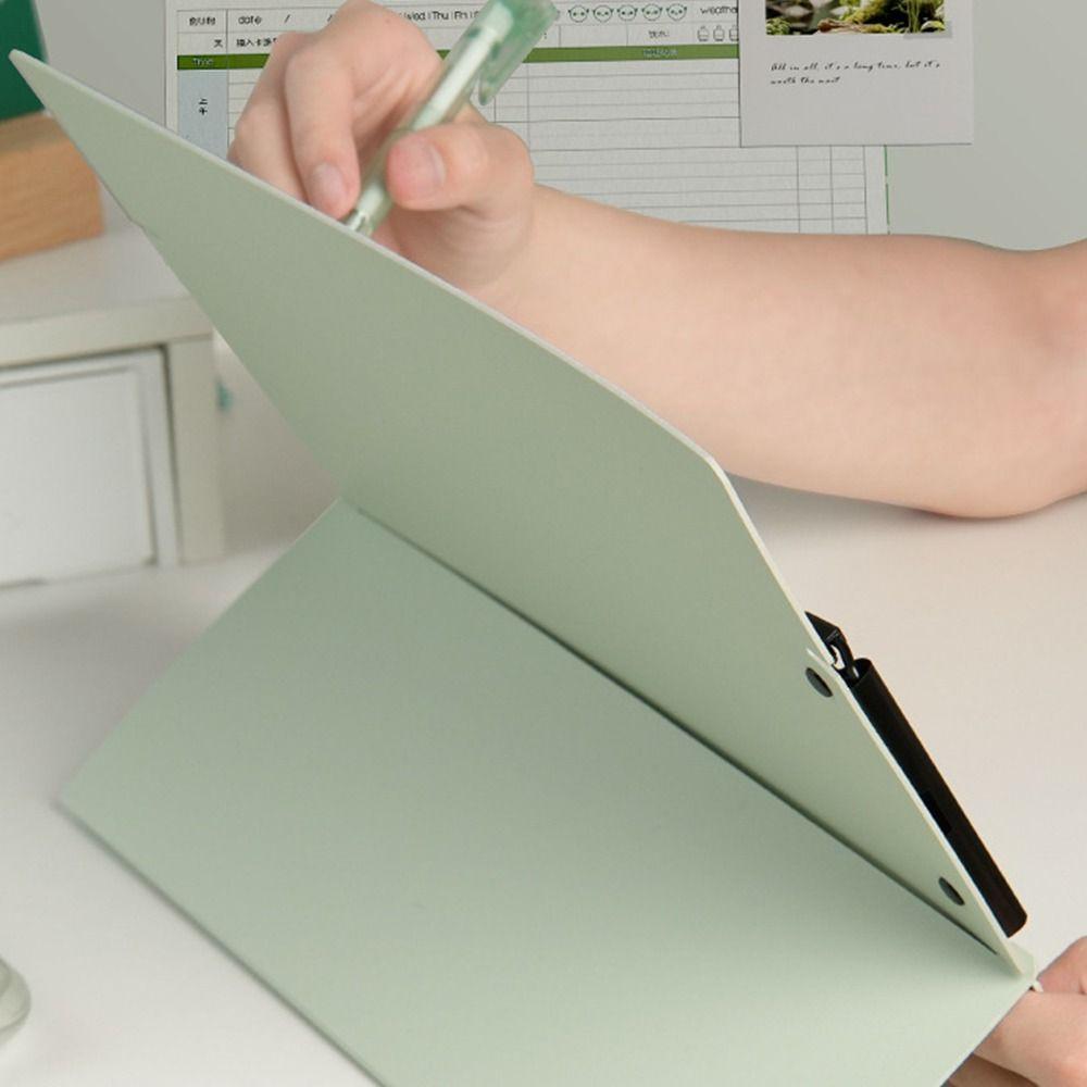 Folding Stand File Folder Clipboard Paper Display Stand Stationery A4 Board Clip Folder Shelf