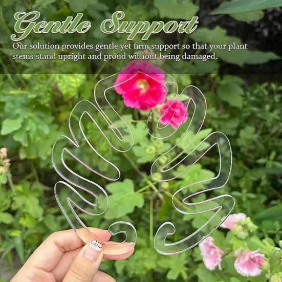 Yousheng Plant Support Monstera Leaf Grapple Stem Holder для растений Вертикальная опора для роста стеблей для комнатных и уличных цветов и трав