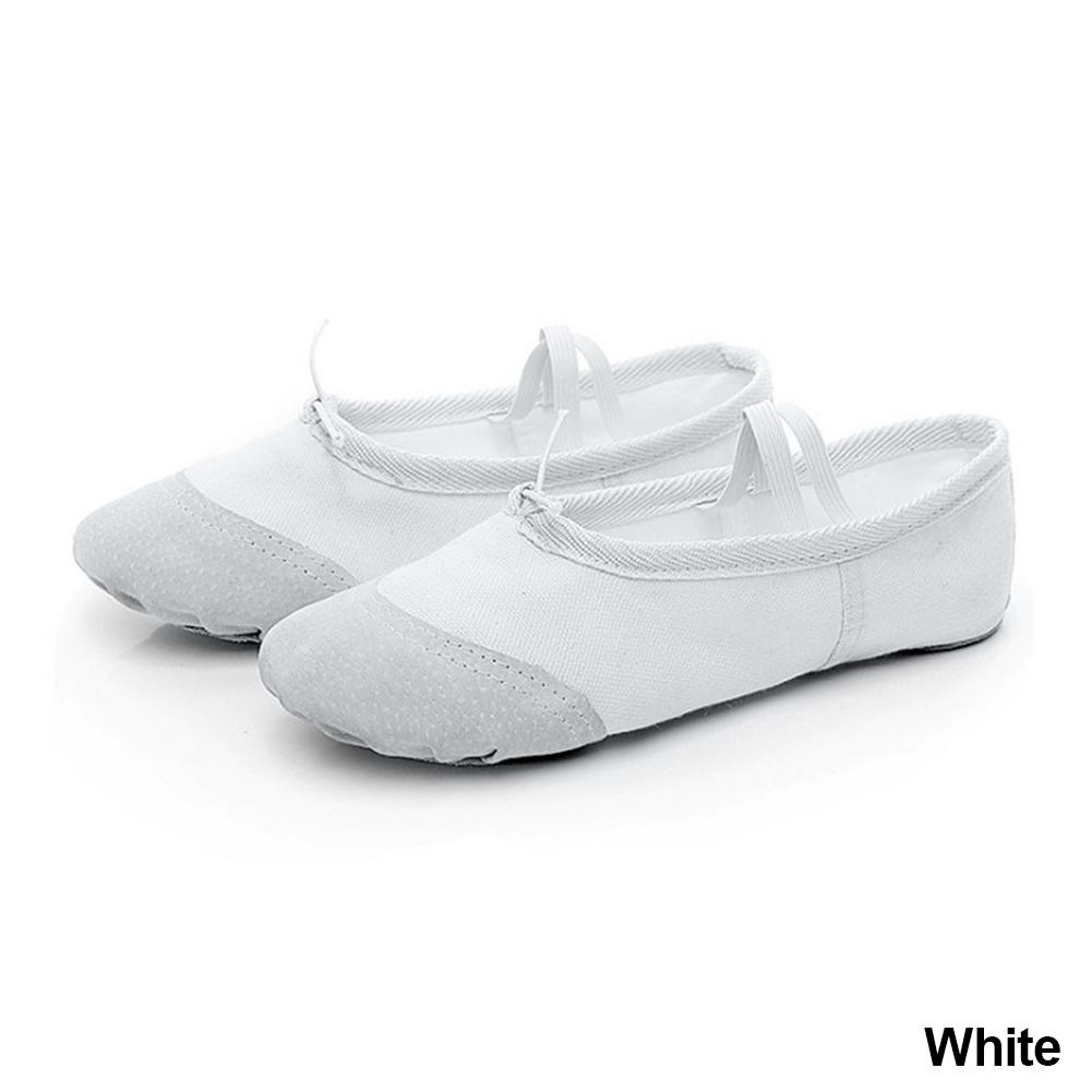 Балетные туфли для девочек, детские танцевальные тапочки, профессиональные парусиновые балетные туфли на мягкой подошве для девочек, женские балетные туфли для йоги, тренажерного зала, танцевальные туфли