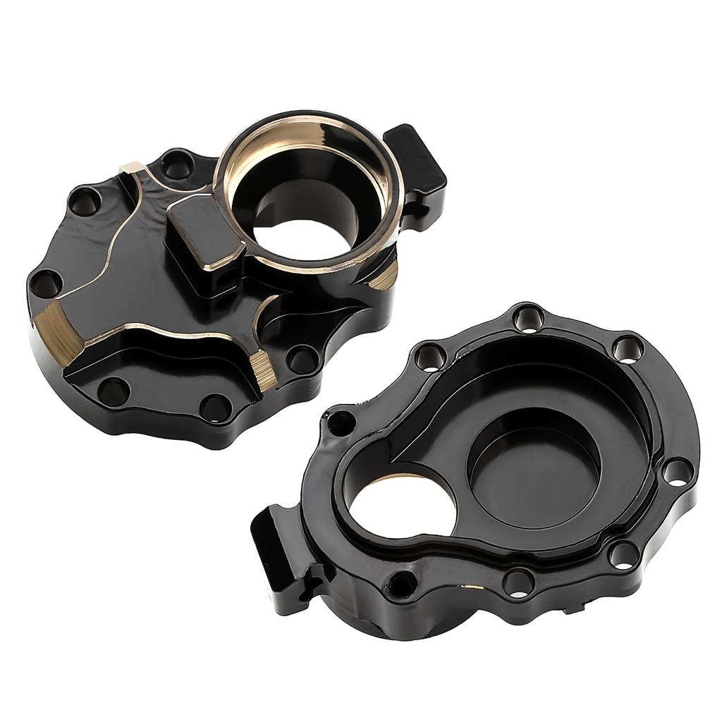 2 PCS Rear Axle C Block Seat Brass Weighted Black Gold Type Upgrade Parts Replacement for 4 Remote Control Car Accessories