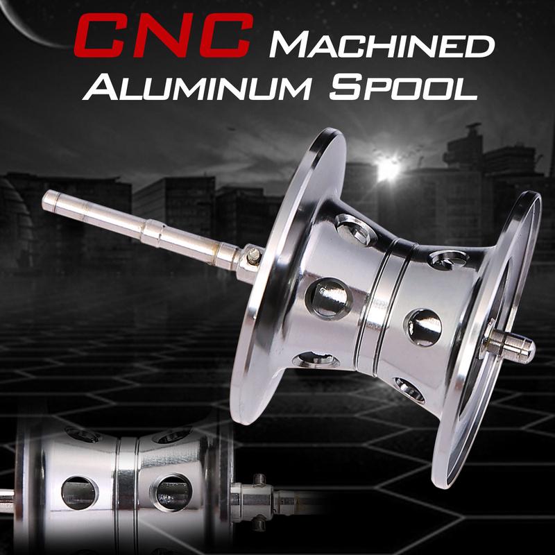 Рыболовная катушка для заброса наживки 18BB 6,3:1 Алюминиевая катушка с ЧПУ Легкая ультрагладкая рыболовная катушка