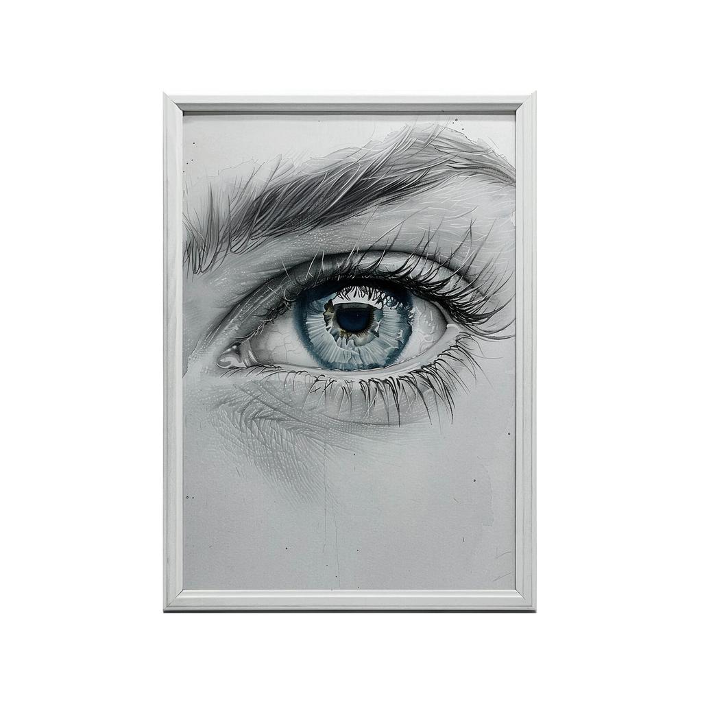 Captivating Look Captivating Look, 50X70 Cm, Black Aluminum Frame, 230 Gsm Matte Paper