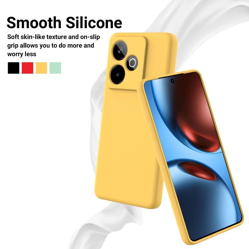 Роскошный чехол из жидкого силикона для Realme GT 7, противоударный, матовый, мягкий бампер, чехол для телефона со шнурком для Realme GT 7T