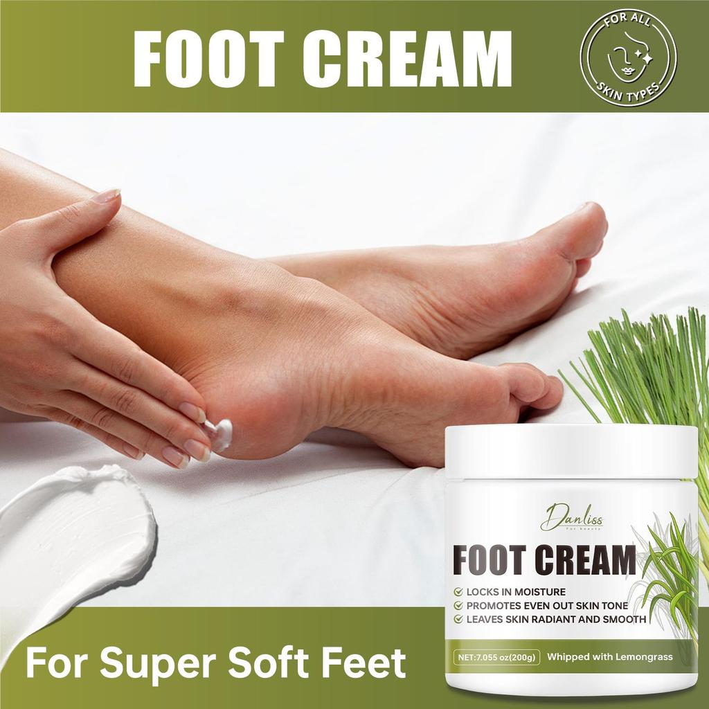 FOOT CREAM-Leaves Skin Radiant And Smooth-Promotes Even Out Skin Tone-Locks In Moisture, 200g