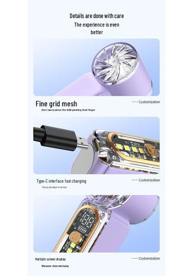 Мини-карманный USB-вентилятор X699: Высокоскоростной, Мощный Поток Воздуха, Портативный Ручной Дизайн