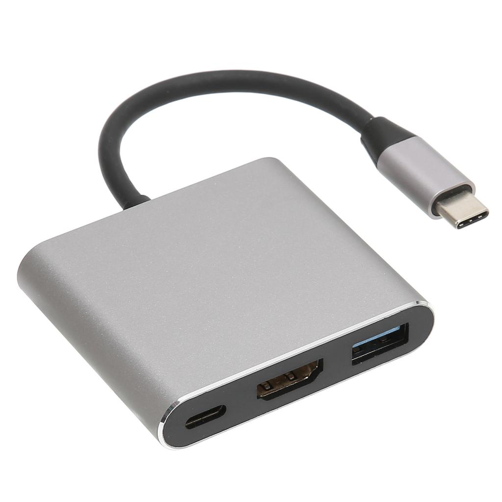 USB C To HD Multimedia Interface Hub 3 In 1 4K UHD 3840x2160 30Hz Type C To HD Multimedia Interface