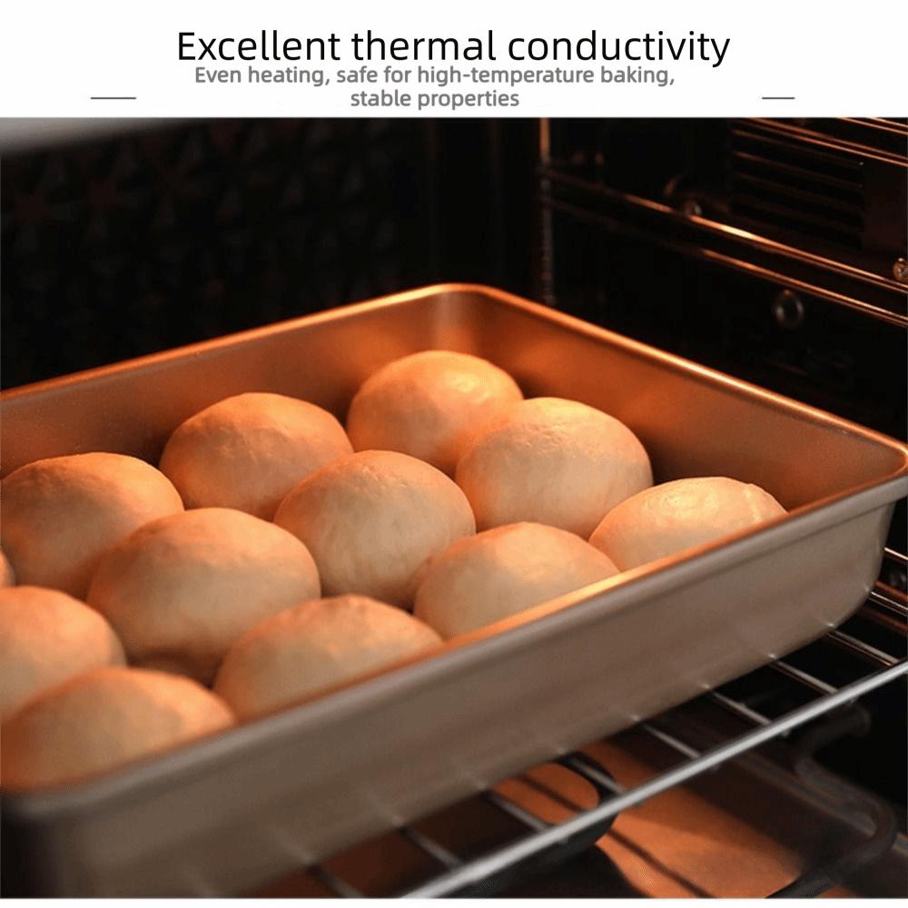 Non-Stick Square Baking Pan Multisize Bakeware Tools Easy Cleaning Cake Mold Tray Cake Baking
