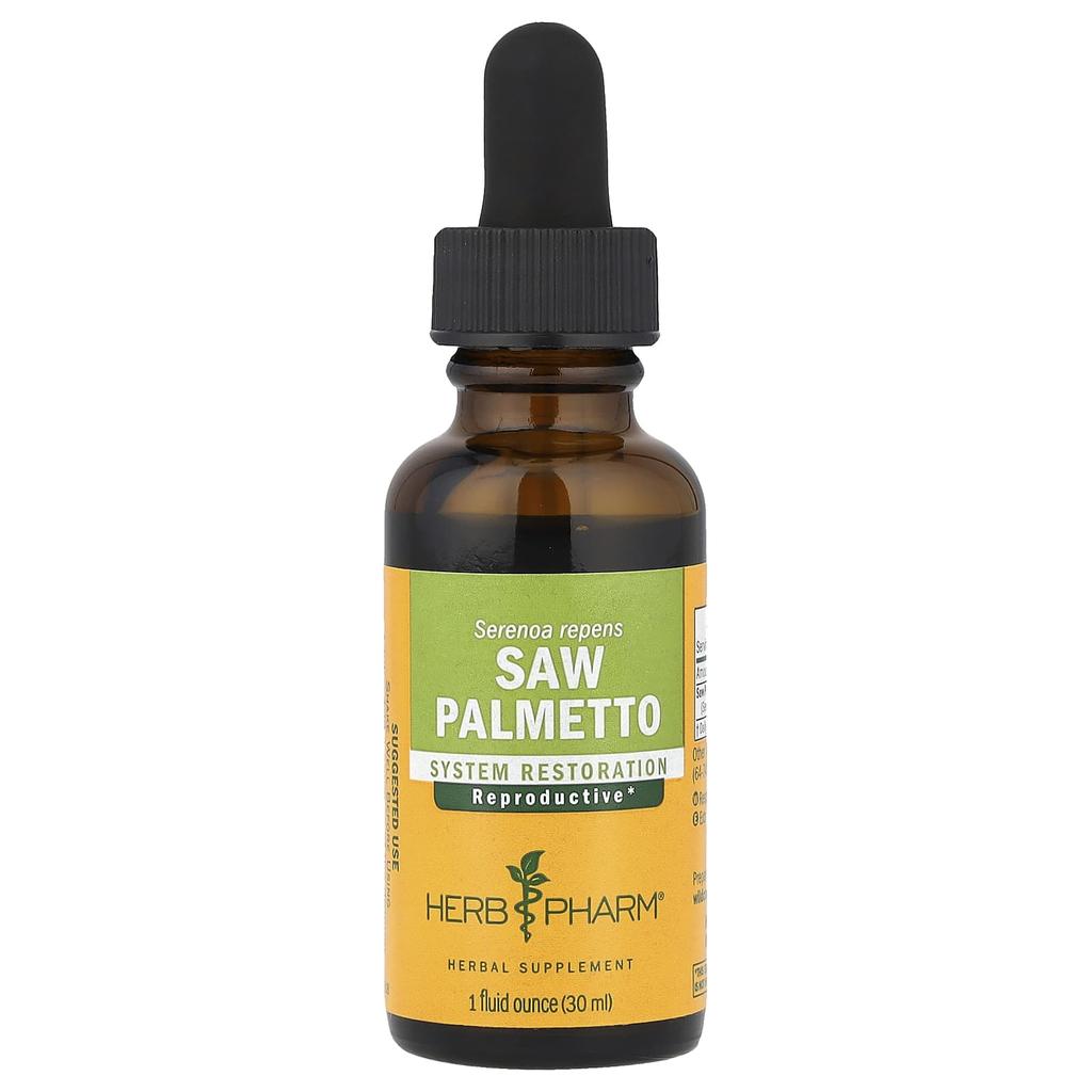 Herb Pharm, Со Пальметто, 1 жидкая унция (30 мл)