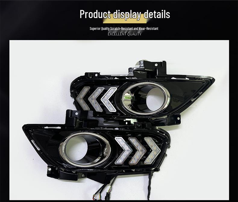 Светодиодные динамические дневные ходовые огни и указатели поворота для Ford Mondeo 13-16