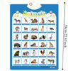 PVC Interactive Talking Wall Chart Number Anima Electronic Toddler Alphabet  Boys and Girls