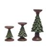 Christmas Tree Candle Candlestick Household Decorations Festive Atmosphere Decorations Xmas