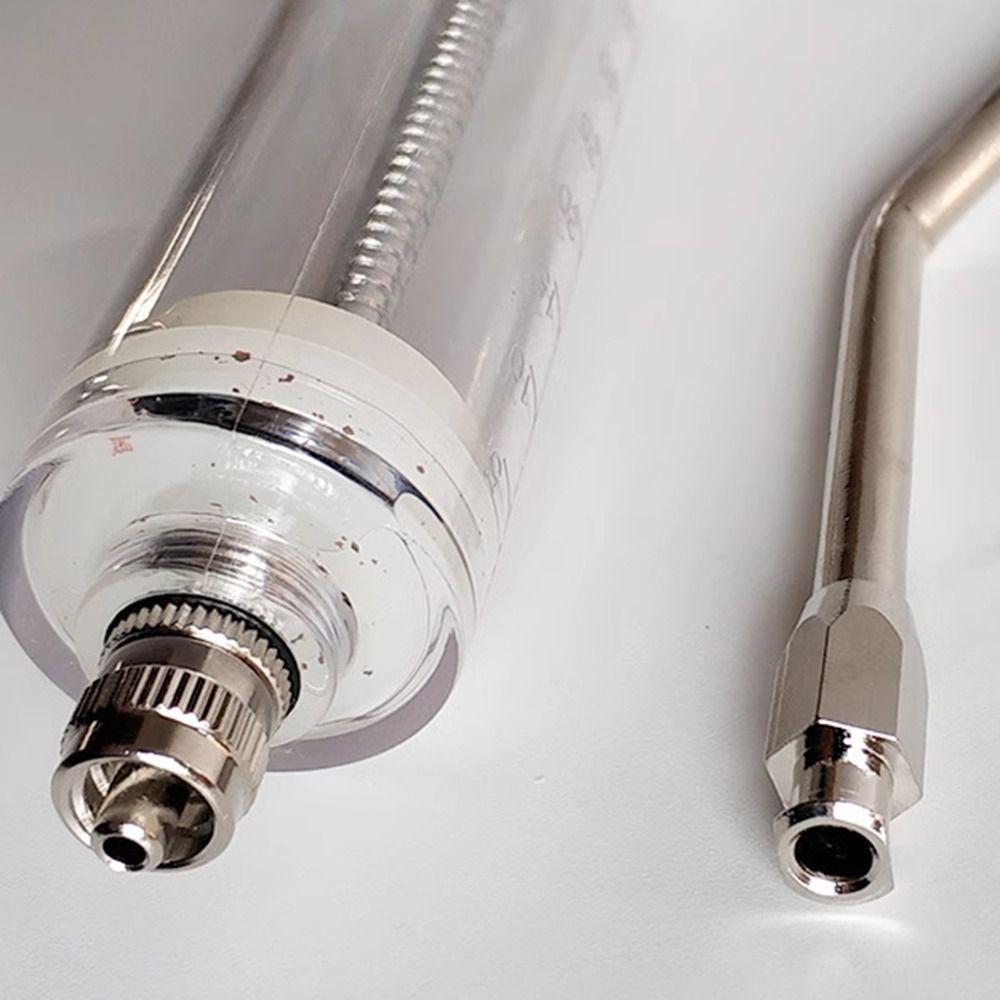 Пластиковый с 2 ​​насадками для пропитки, шприц с регулируемой дозировкой, дренчер, принадлежности для овец и коз