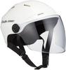 TNK Industries Half Helmet Pearl White Free Size [Speed Pit] STR-Air