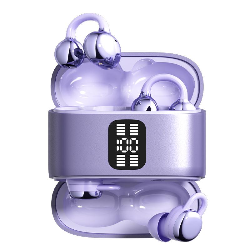 Q28 Bluetooth Наушники-клипсы в стиле для пар: Высококачественный звук, Длительное время работы от аккумулятора, Беспроводной спортивный дизайн