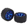 2PCS RC Rubber Tires 144018-3001 Remote Control Car Right Wheel Tire Replacement for WLtoys