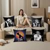 Певец L_Liam Payne Наволочка Диван Гостиная Спальня Двусторонняя печать Квадратная Подушка Подушка для сна