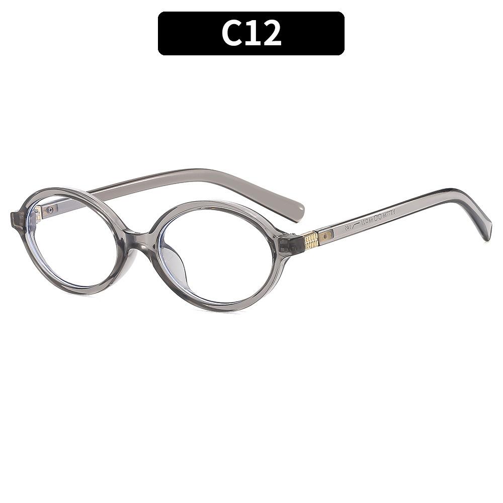 Сексуальные маленькие овальные солнцезащитные очки с леопардовым принтом, женские милые очки без макияжа, простые очки в оправе, мужские очки, милые декоративные компьютерные очки