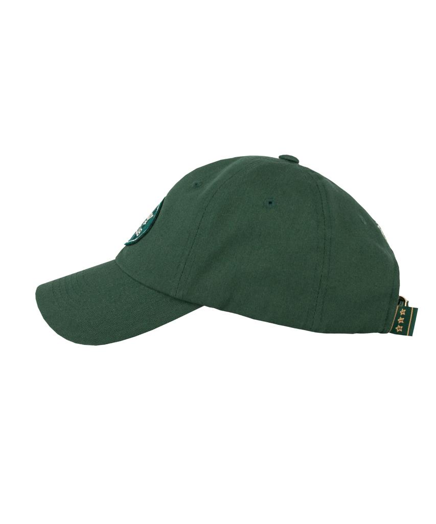 Кепка с козырьком Seleodeilejeokeulleob Signature - Зеленый British Racing Green и нашивка с зеленой полосой