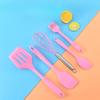 Силиконовая кухонная утварь, набор из пяти предметов для выпечки, полный набор кухонных принадлежностей, лопатка, силиконовая лопатка, кисть для масла, венчик для яиц