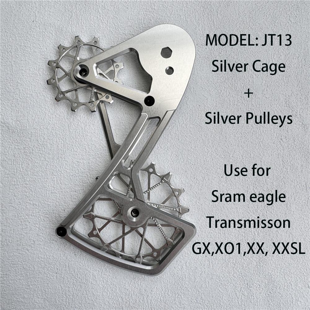 Mtb Road Rear Derailleur Cage Pulley Wheels for SRAM T-type Transmission Eagle Derailleur Oversized Bearing For GX XO1 XX XXSL